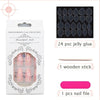 24pcs/Box transparent Ballerina False Nail Patches Press On Nails Bennys Beauty World