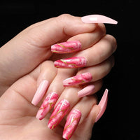 24pcs/box fake nails with glue Bennys Beauty World