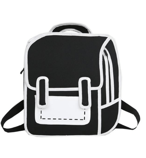 2D Cartoon Backpack Korean-Style Bennys Beauty World