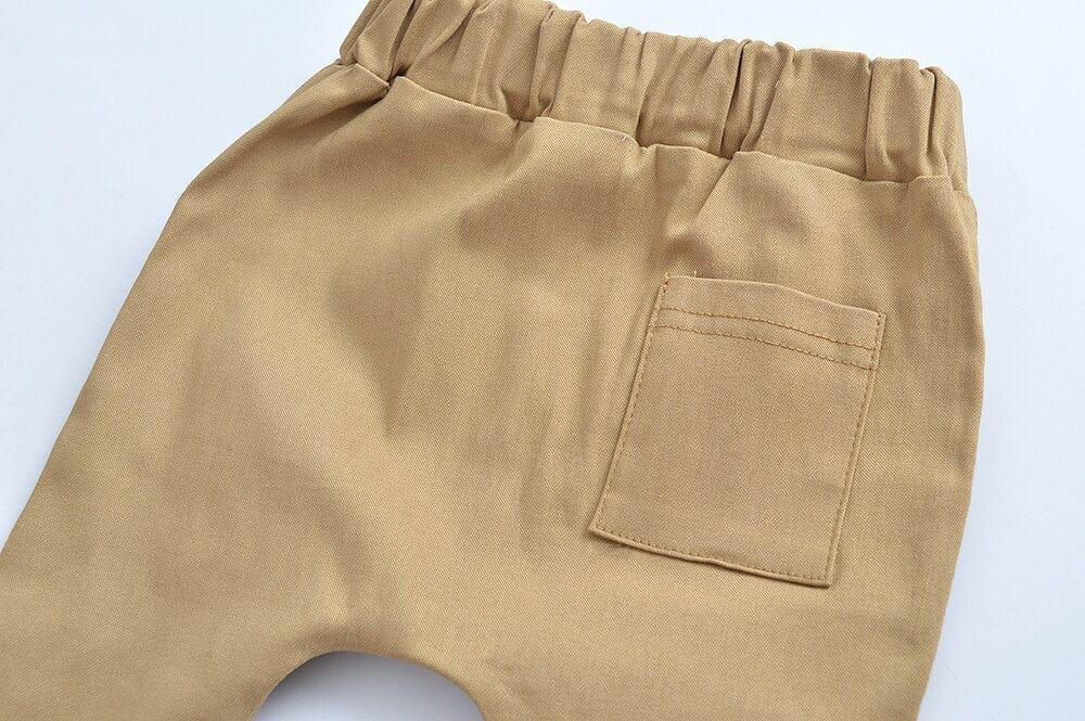 Khaki pants shop for baby girl