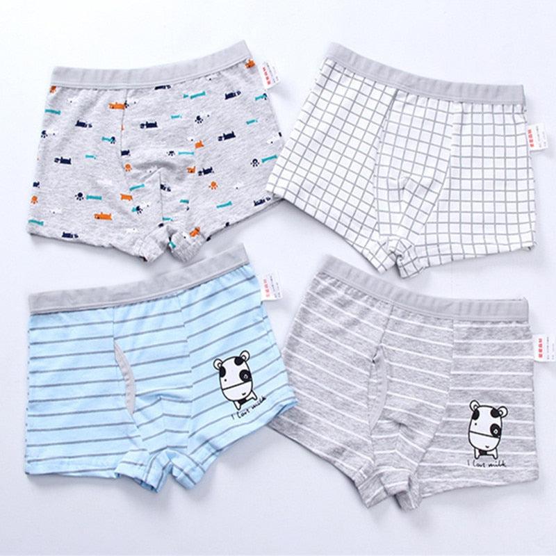 2Pc/Lot Boys Panties Cotton Kids  Underwear Bennys Beauty World