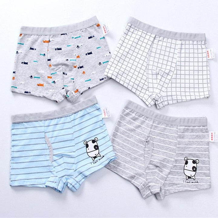 2Pc/Lot Boys Panties Cotton Kids  Underwear Bennys Beauty World