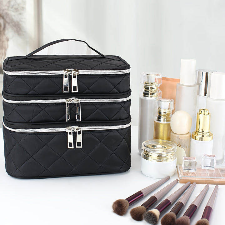 Stylish and lightweight large-capacity makeup bag