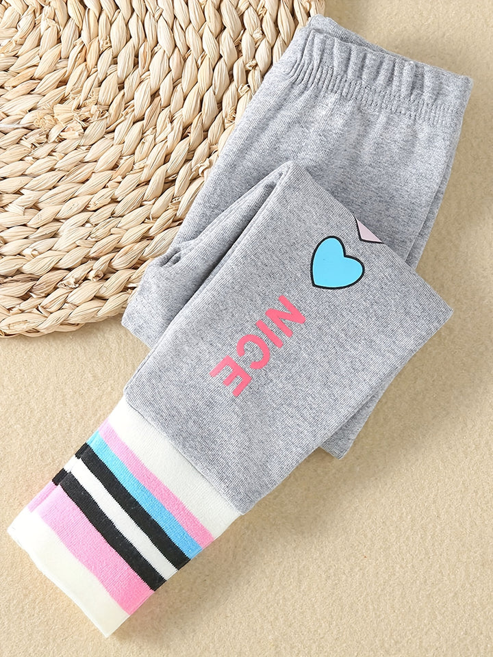 Set of 2 Stylish Leggings for Girls