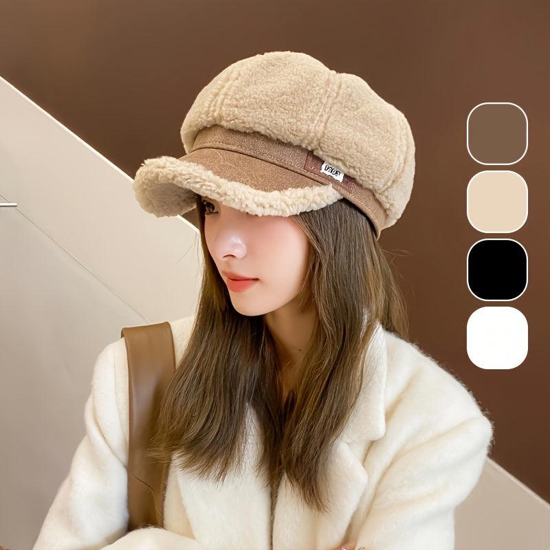 Women's Winter Knit Cap - Soft Fleece-Like Wind-Resistant Design-Bennys Beauty World