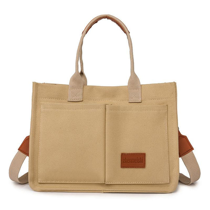 Casual Daily Canvas Tote Shoulder Bags For Women-bag-Bennys Beauty World