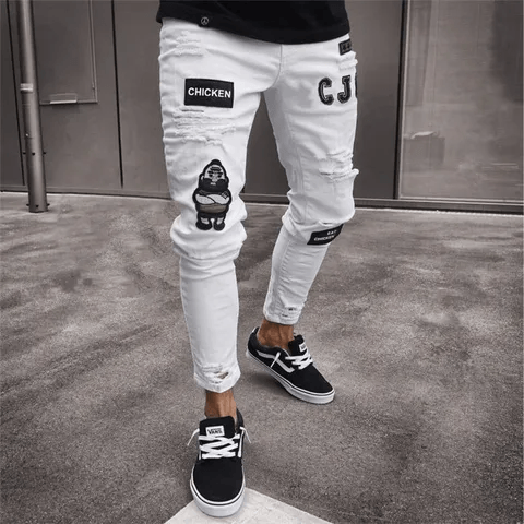 2pcs Men's Summer Denim Pants Bennys Beauty World