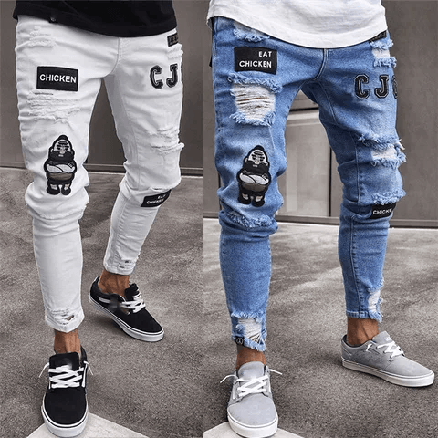 2pcs Men's Summer Denim Pants Bennys Beauty World