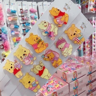 2pcs children hair clip cute cartoon princess bear clip baby girl hairpin hair accessory headdress Bennys Beauty World