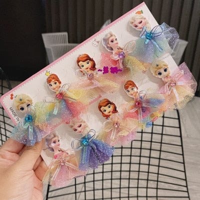 2pcs children hair clip cute cartoon princess bear clip baby girl hairpin hair accessory headdress Bennys Beauty World