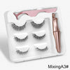 3 Pairs Magnetic Eyelashes Natural Long Magnetic Eyeliner & Magnetic False Eyelashes Bennys Beauty World