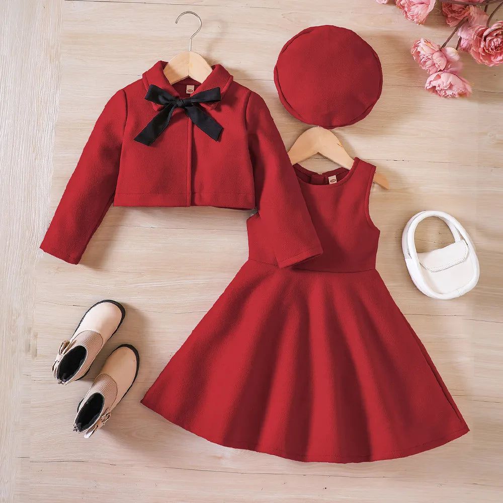 3 Pcs Kids Casual Clothing Sets Outfits for Girls Bennys Beauty World