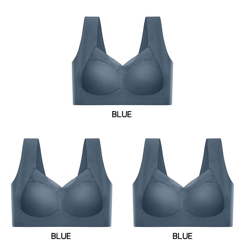 3 Pcs Seamless Push Up Sports Bra Bennys Beauty World