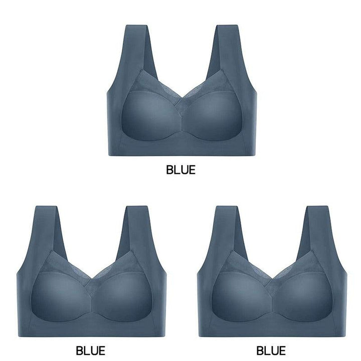 3 Pcs Seamless Push Up Sports Bra Bennys Beauty World