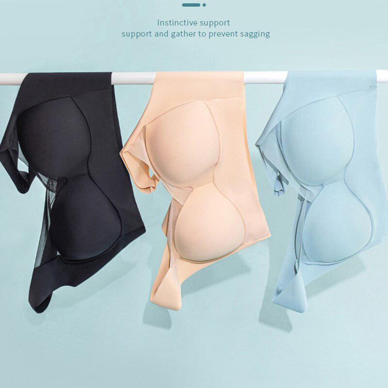 3 Pcs Seamless Push Up Sports Bra Bennys Beauty World