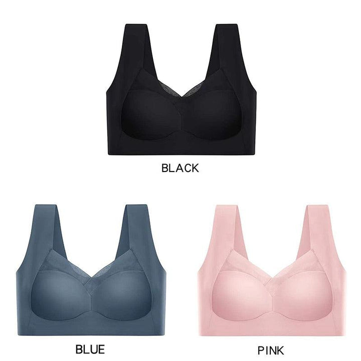 3 Pcs Seamless Push Up Sports Bra Bennys Beauty World