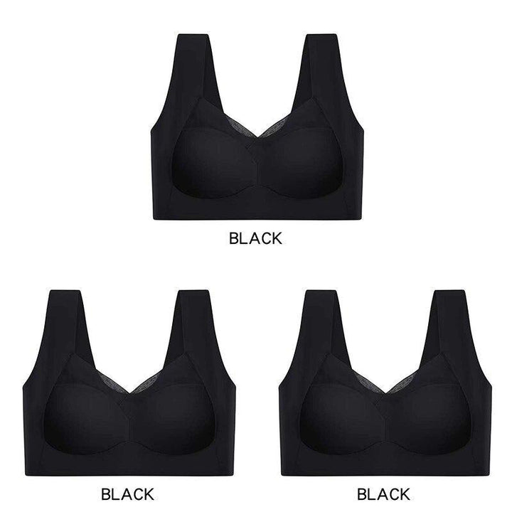 3 Pcs Seamless Push Up Sports Bra Bennys Beauty World