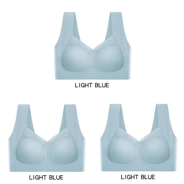 3 Pcs Seamless Push Up Sports Bra Bennys Beauty World