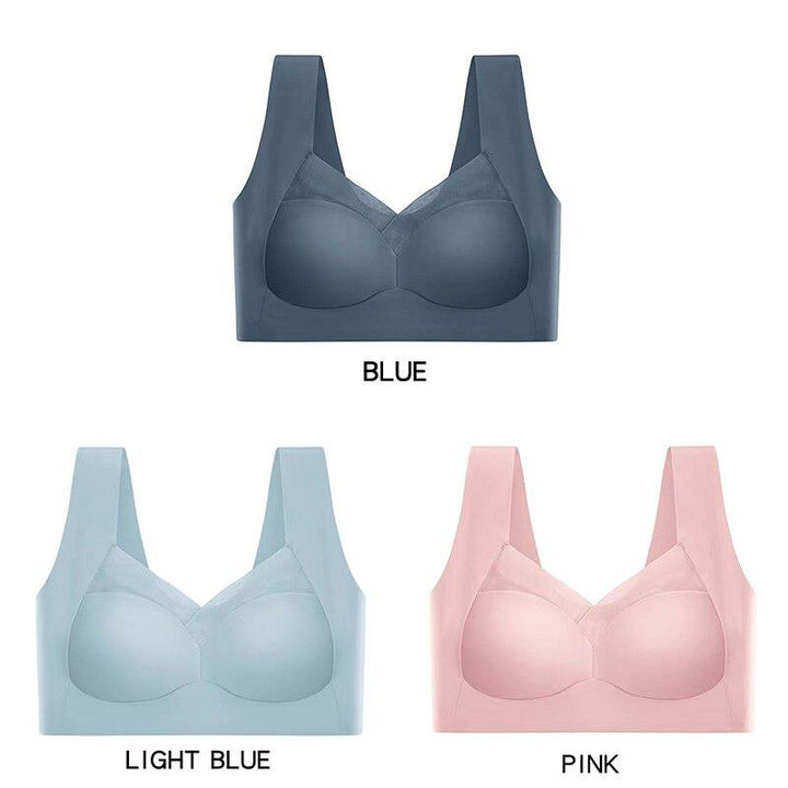 3 Pcs Seamless Push Up Sports Bra Bennys Beauty World