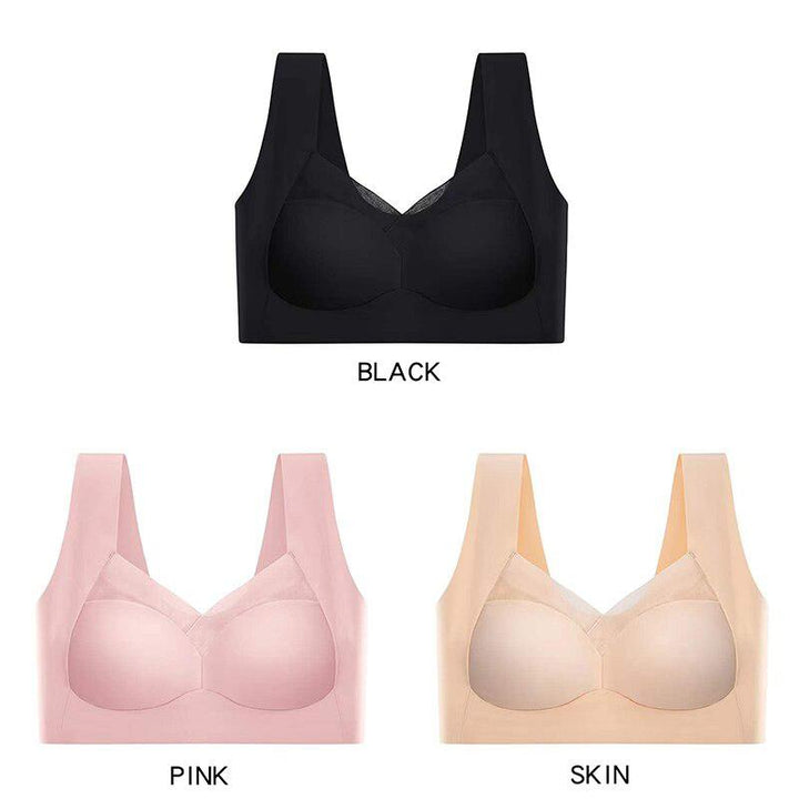 3 Pcs Seamless Push Up Sports Bra Bennys Beauty World