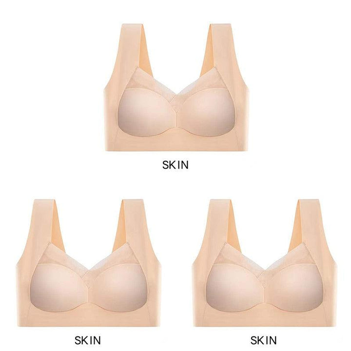 3 Pcs Seamless Push Up Sports Bra Bennys Beauty World