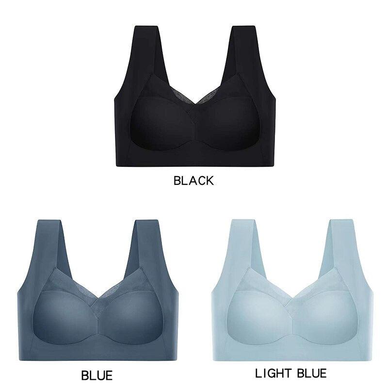 3 Pcs Seamless Push Up Sports Bra Bennys Beauty World