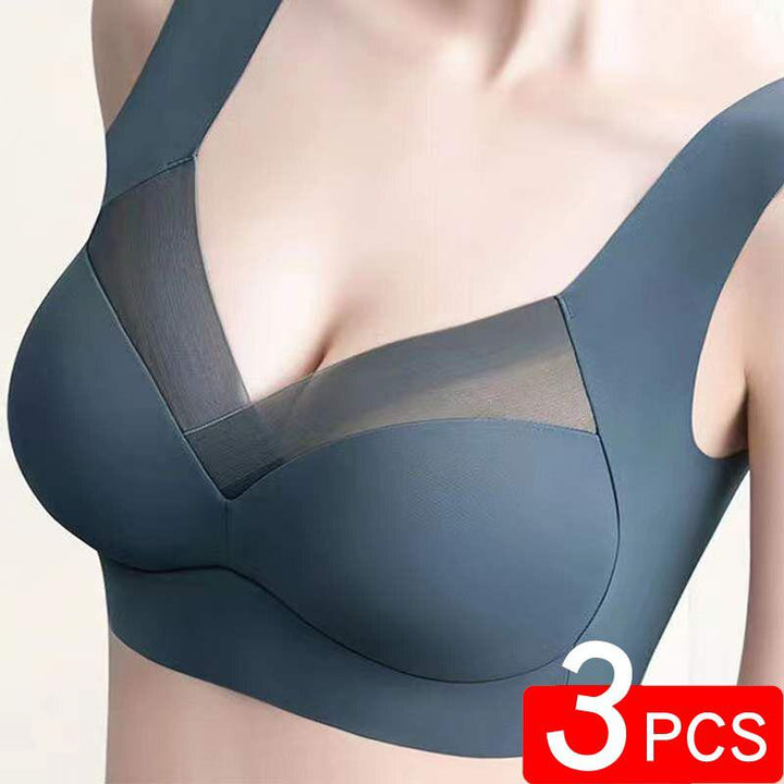 3 Pcs Seamless Push Up Sports Bra Bennys Beauty World