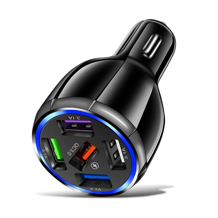 3 Ports USB Car Charger Quick Charge 3.0 Fast Car Charger Bennys Beauty World