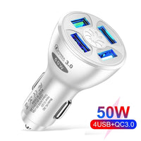 3 Ports USB Car Charger Quick Charge 3.0 Fast Car Charger Bennys Beauty World
