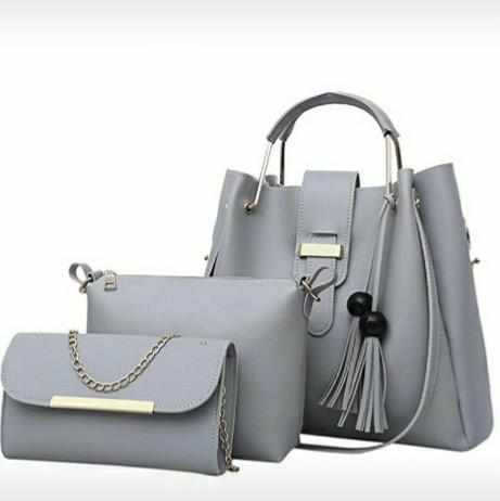 3 piece Lot Ladies Fashion Leather Handbag Bennys Beauty World