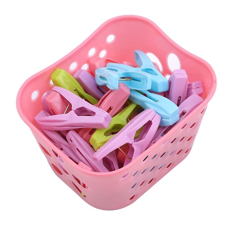 30PCS Plastic Clothes Pegs Laundry Clothespin Clothes Pegs Bennys Beauty World