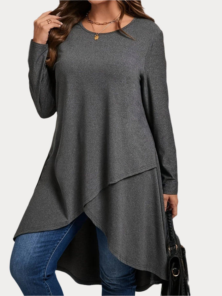 Women's Long Sleeve T-Shirt - Soft Stretchy Dresses-Bennys Beauty World