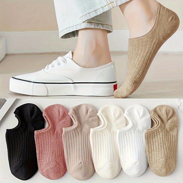 6pcs Women's Cotton Blend Socks-socks-Bennys Beauty World
