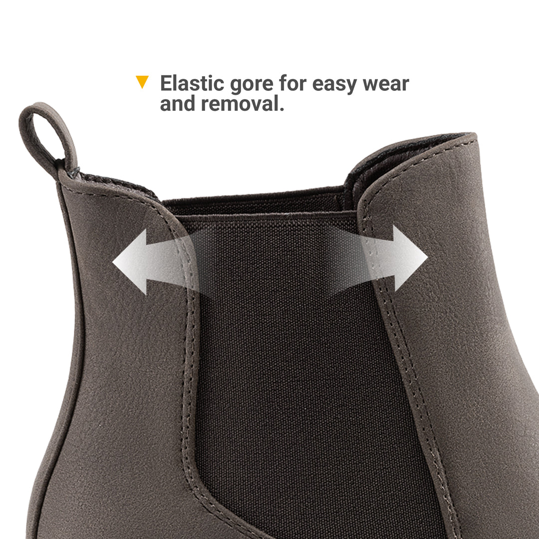 Chunky Heel Booties for Women | Slip-On, High Heel