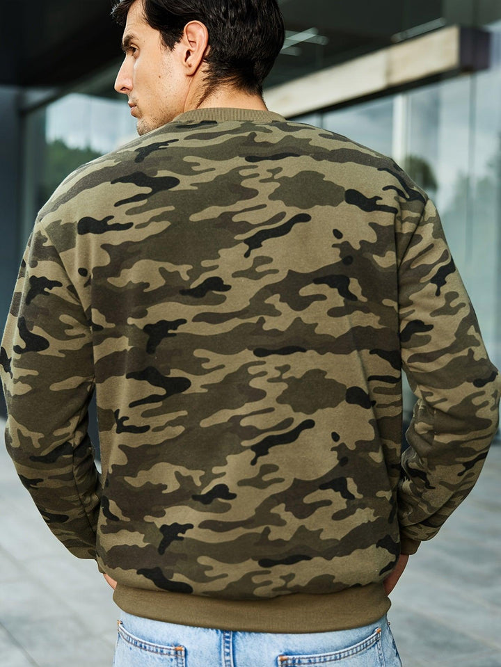 Men's Lightweight Long-Sleeve Shirt with a Round Neck