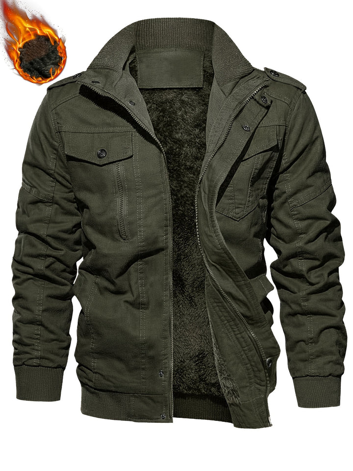 Men's Winter Jacket—Warm &amp; Thick Velvet