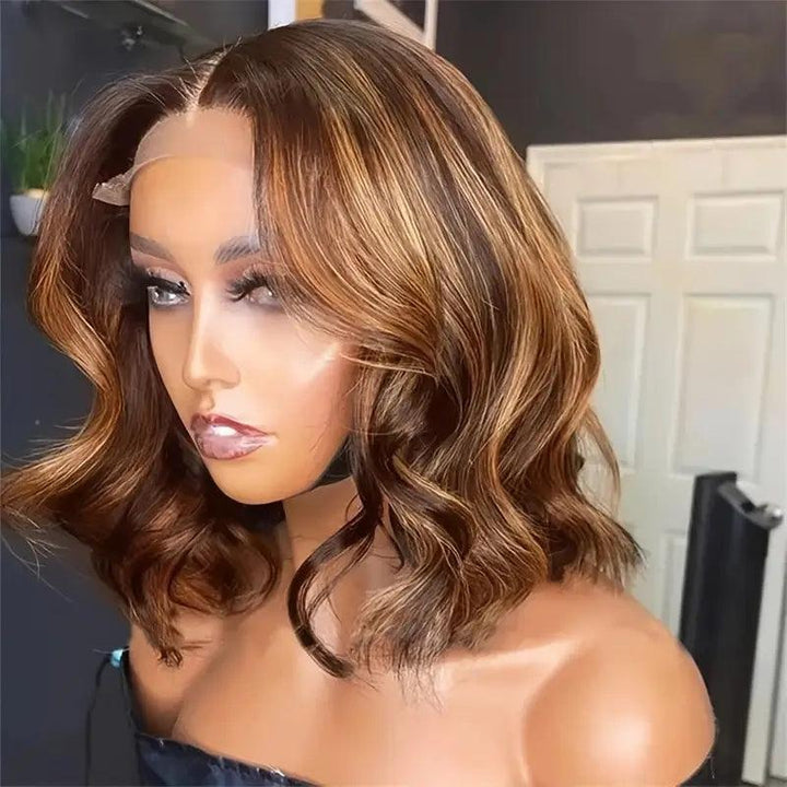 Ombre Lace Front Wig Human Hair Body Wave - Bennys Beauty World