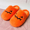 Halloween Pumpkin Slippers-shoes-Bennys Beauty World