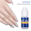 3D Crystal Handmade Ombre Gel nude coffin reusable Press on nails Bennys Beauty World