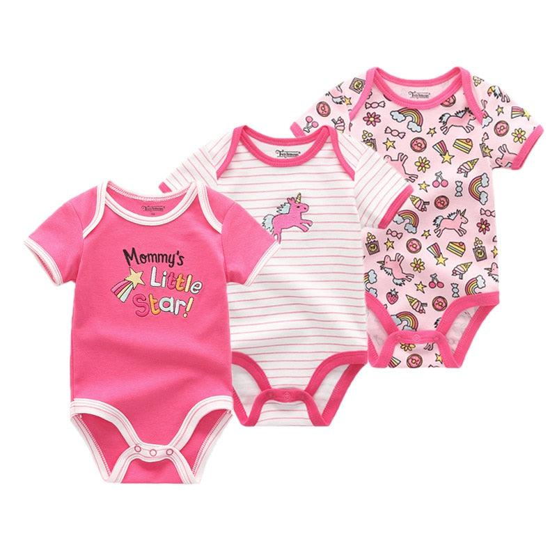 3PCS/Lot Baby Boy Clothes BodysuIts Baby Girl Clothes Bennys Beauty World