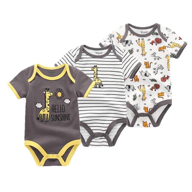 3PCS/Lot Baby Boy Clothes BodysuIts Baby Girl Clothes Bennys Beauty World