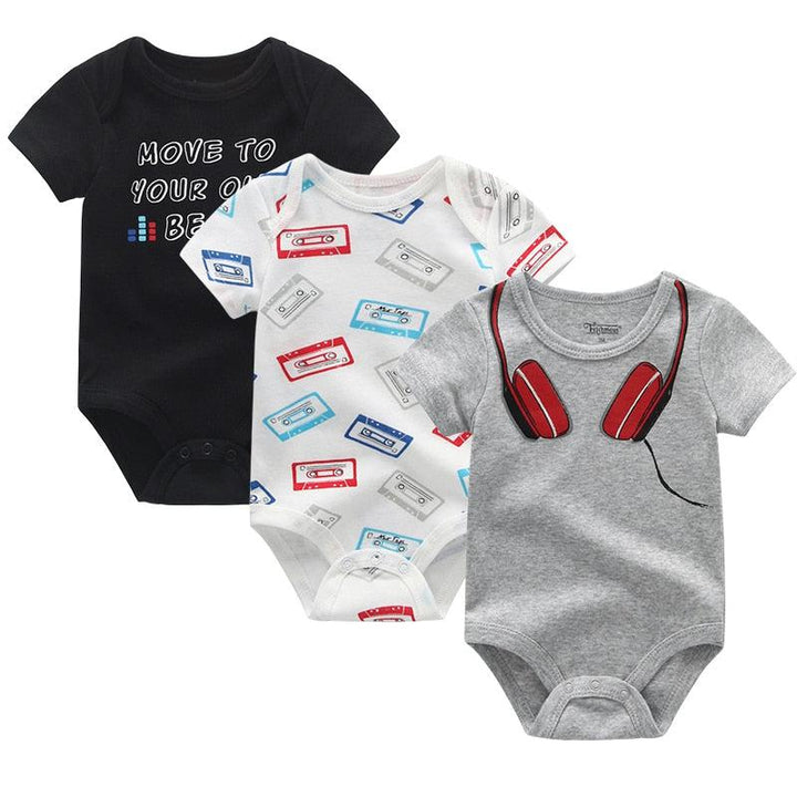 3PCS/Lot Baby Boy Clothes BodysuIts Baby Girl Clothes Bennys Beauty World