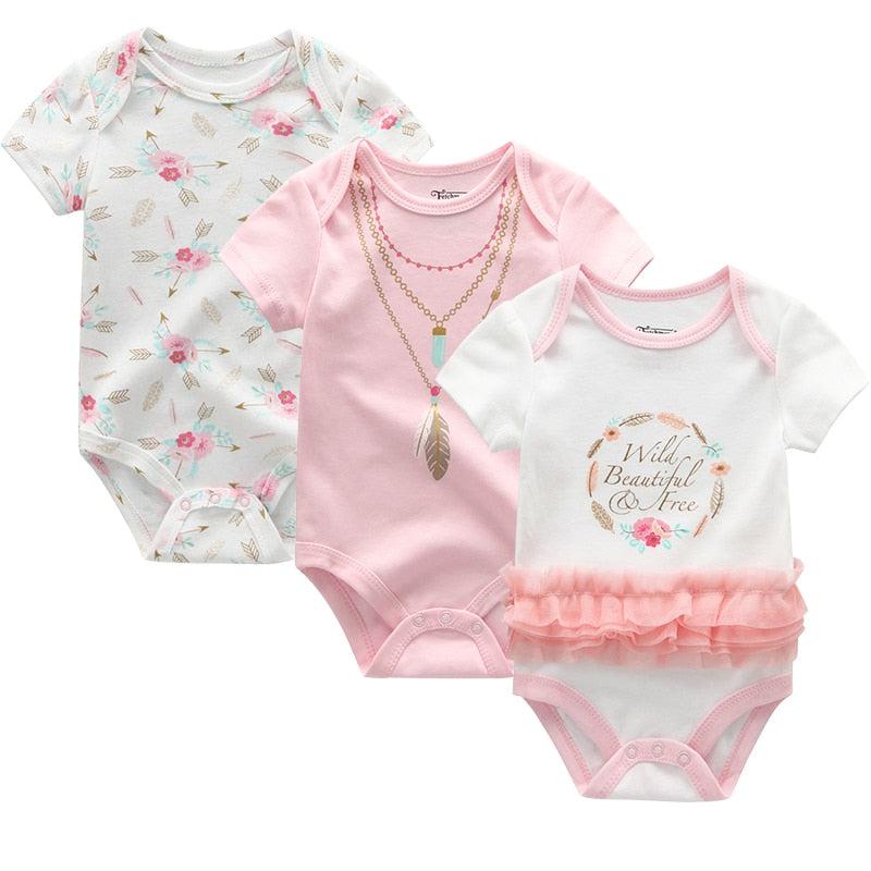 3PCS/Lot Baby Boy Clothes BodysuIts Baby Girl Clothes Bennys Beauty World