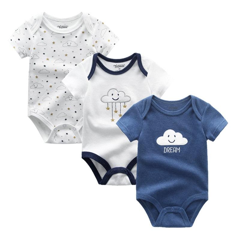 3PCS/Lot Baby Boy Clothes BodysuIts Baby Girl Clothes Bennys Beauty World