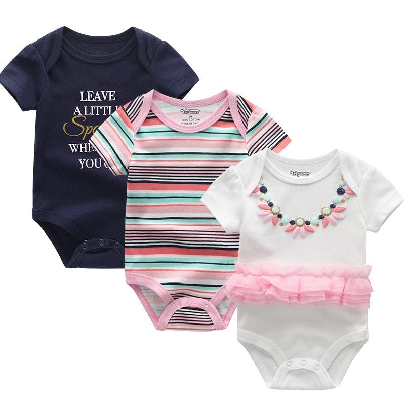 3PCS/Lot Baby Boy Clothes BodysuIts Baby Girl Clothes Bennys Beauty World