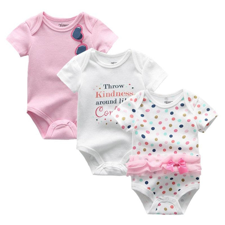 3PCS/Lot Baby Boy Clothes BodysuIts Baby Girl Clothes Bennys Beauty World