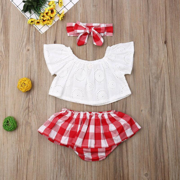 3Pcs Set 0-24M Newborn Baby Girl Clothes Bennys Beauty World