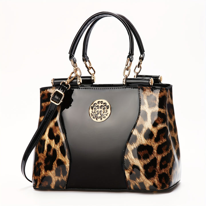 Women's Leopard Print Trendy Large Capacity Tote Bag