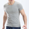 3pcs Random Color  Muscle Men T Shirt Fitness T-shirts Men's V neck T-shirt Bennys Beauty World