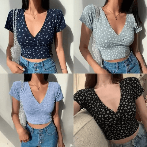 3pcs Summer Crop Tops Bennys Beauty World